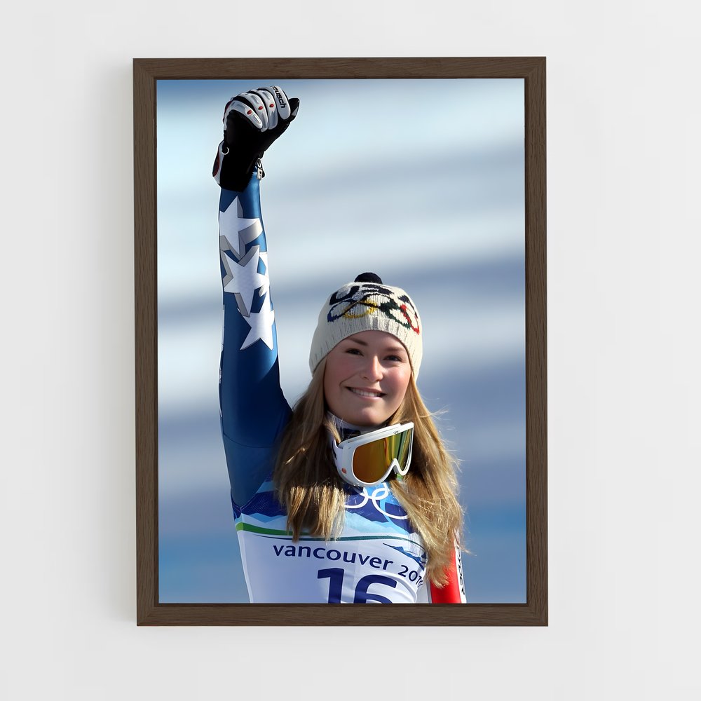 Poster Ski en Fête – affiche Jeux Olympiques (vue 5)